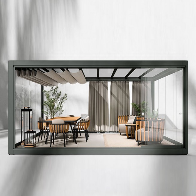 Pavilion de tip pergola Ethimo Eivissa Light & Proof